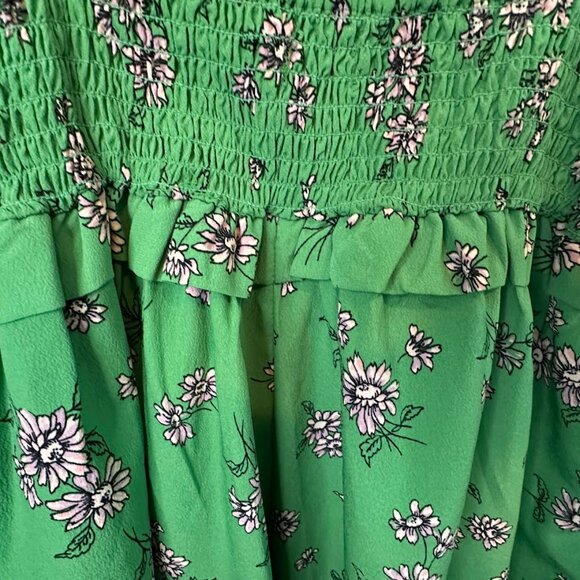 Urban Outfitters Mara Green Floral Romper - S - Picture 11 of 12
